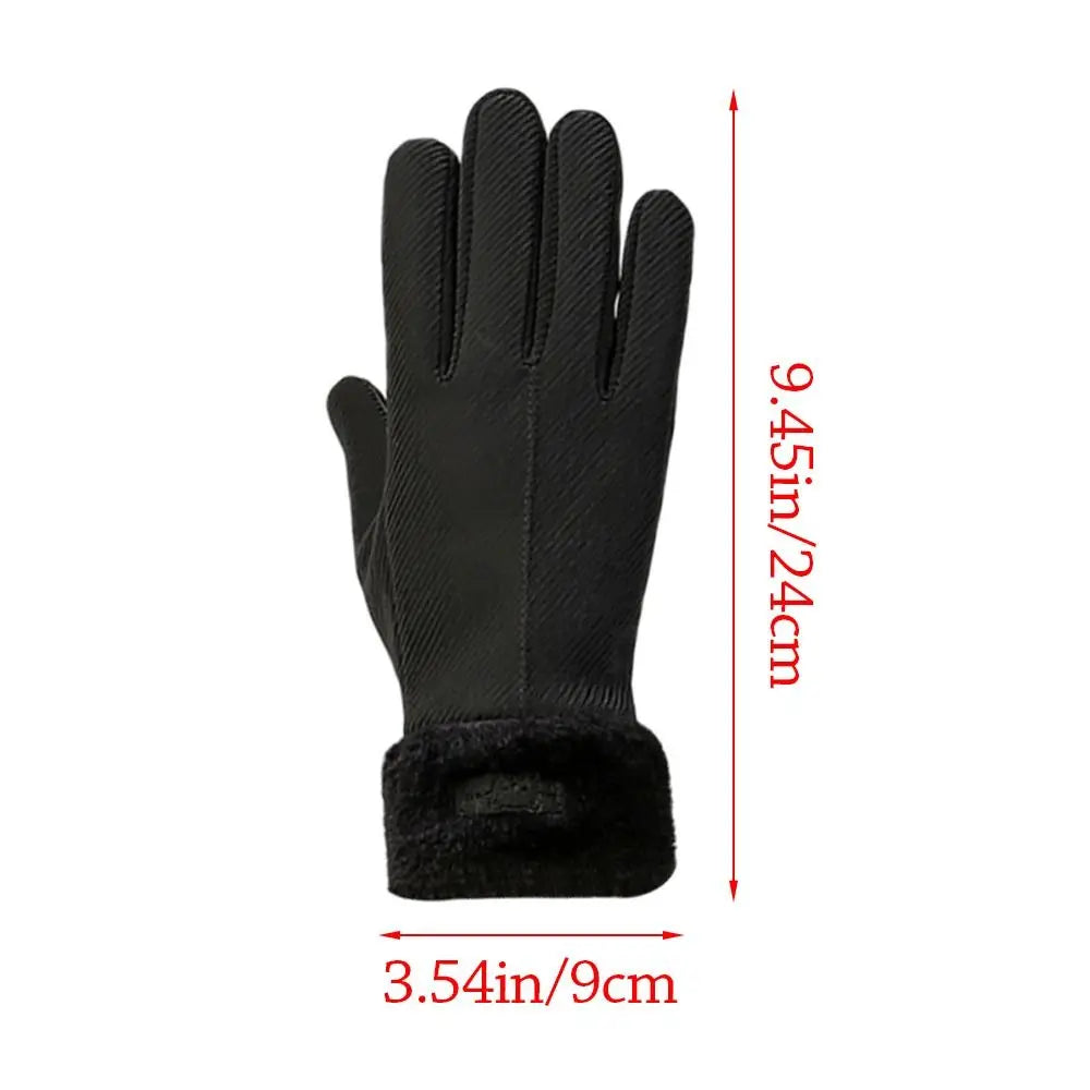 Women's Touchscreen Winter Gloves – Fleece-Lined Waterproof Winter Gloves P3