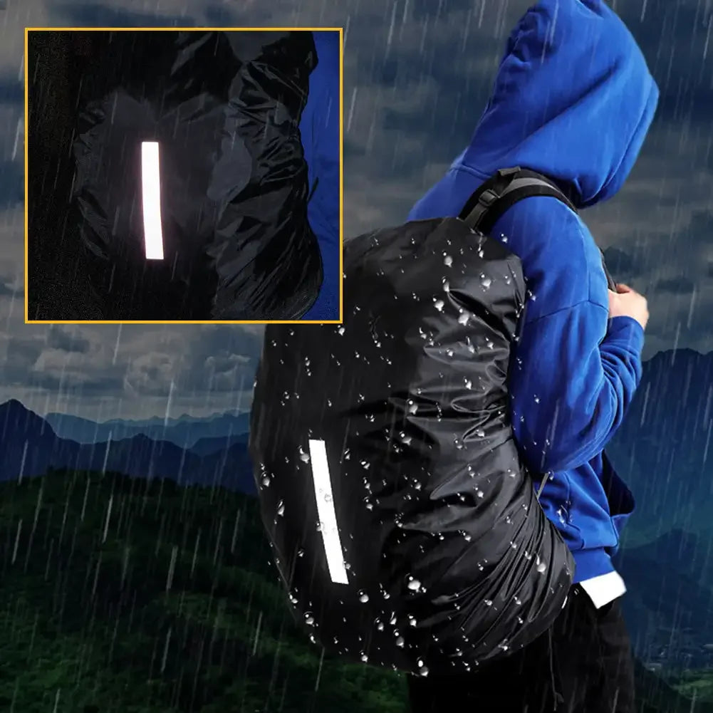 Reflective Waterproof Backpack Rain Cover 30–40L | Hiking Backpack Rain Cover P3