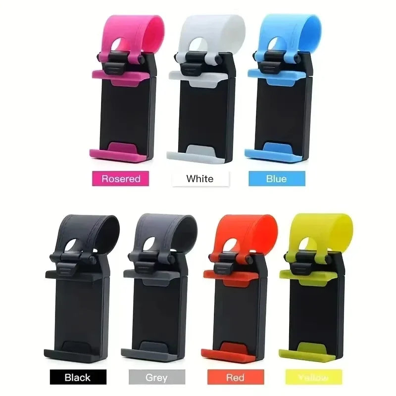 Universal Steering Wheel Car Phone Holder – Telescopic Clip Car Phone Holder P3