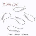 18K Gold Plated Ear Hook Wires – DIY Earring Findings Earring Findings P3 Rhodium Plated 5 pairs
