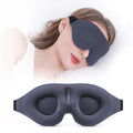 3D Blackout Sleep Eye Mask – Soft Breathable Padded Blindfold Sleep Eye Mask P3 Grey 1Pcs