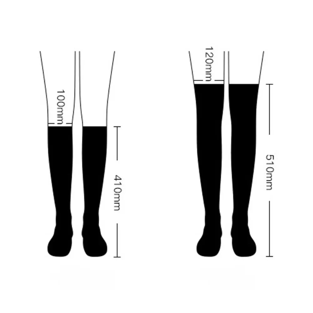 Ice Silk Sun Protection High Socks – Women's Tennis Golf Sport Sport High Socks P3
