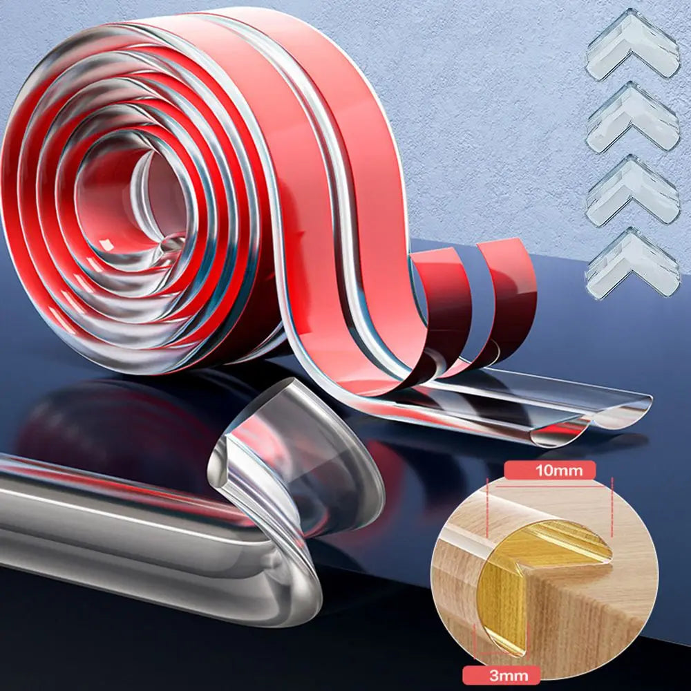 Baby Proofing Corner Guard & Table Edge Protector – Clear PVC Corner Edge Guard P3