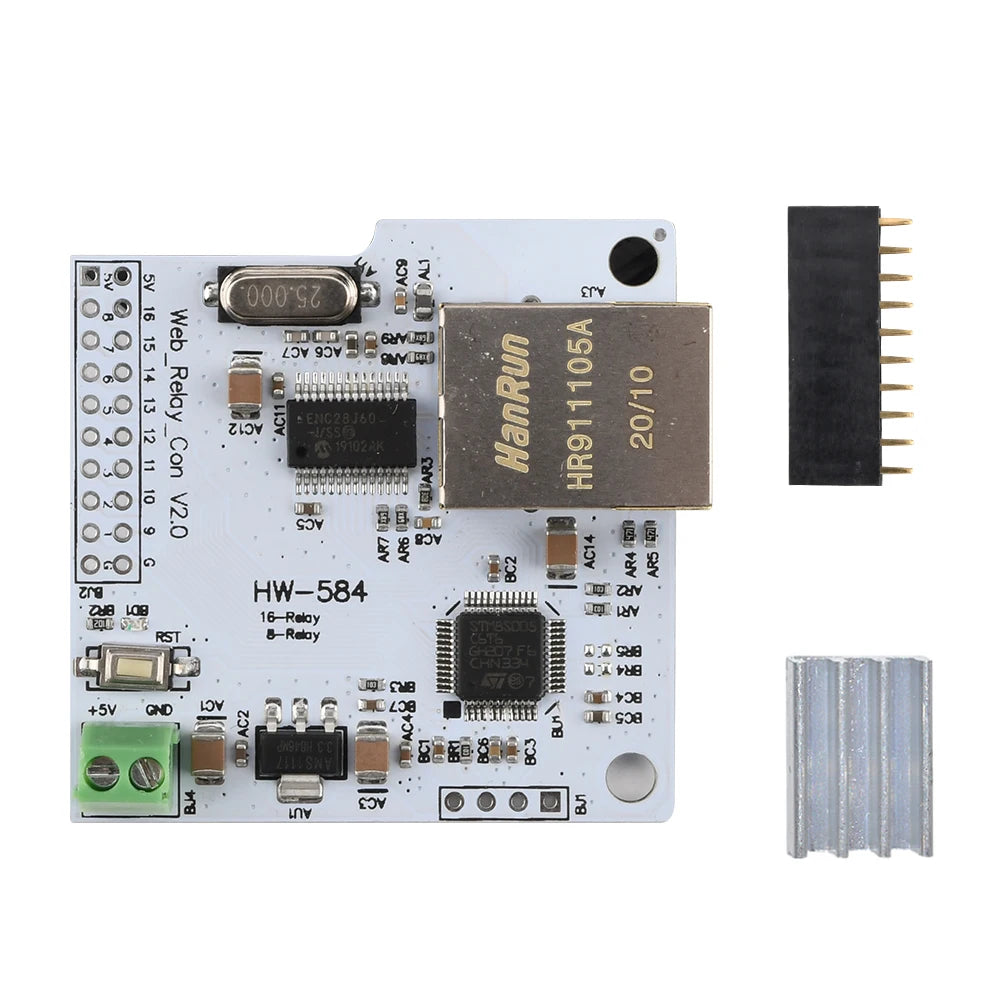 16-Channel ENC28J60 Network Relay Module | Remote Power Control Network Relay Module P3