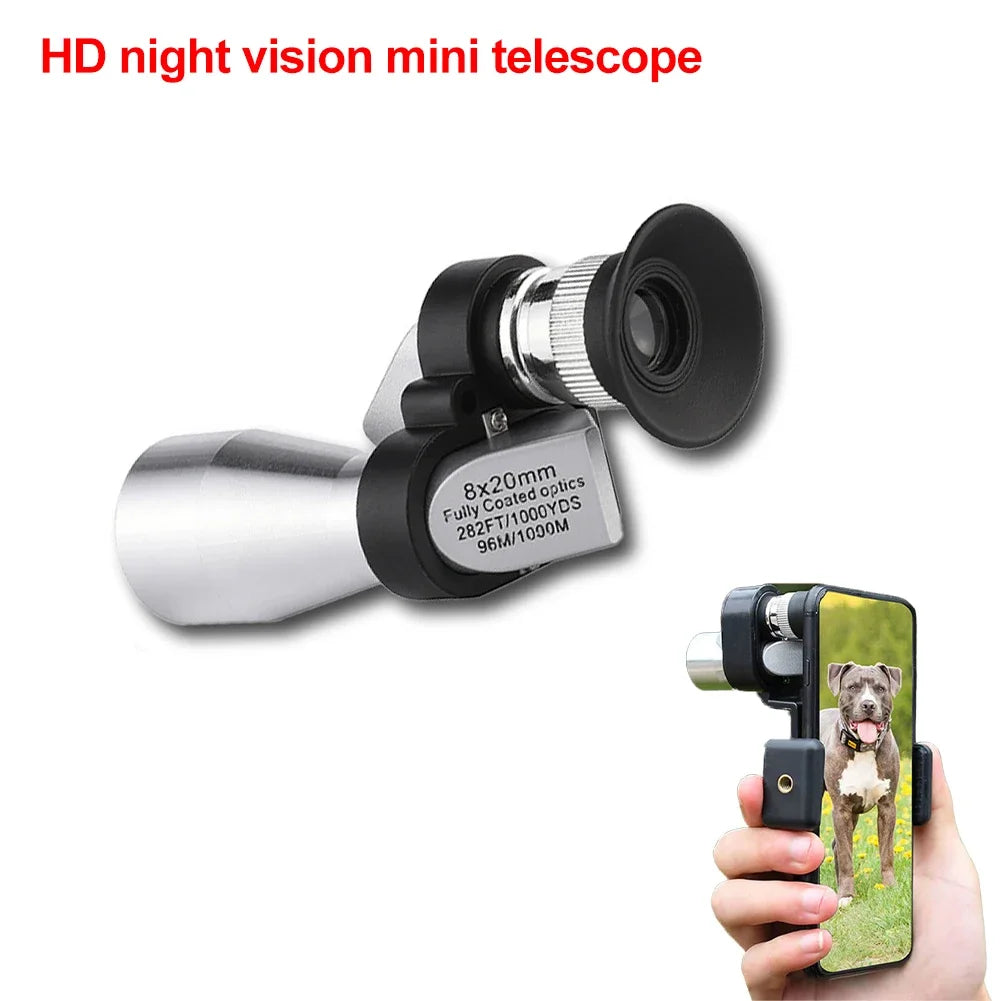 4K Monocular Telescope with Tripod & Phone Holder 10-300x40 Monocular Telescope P3
