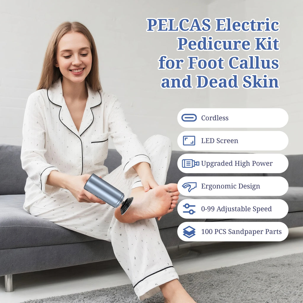 DUTRIEUX 2-in-1 Electric Foot Callus Remover & Nail Grinder Electric Callus Remover P3