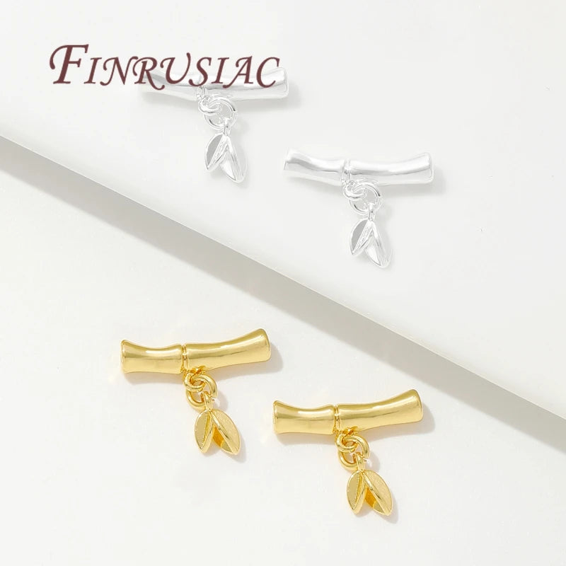 18K Gold Plated Bamboo Tube Spacer Beads – DIY Jewelry Findings Jewelry Spacer Beads P3