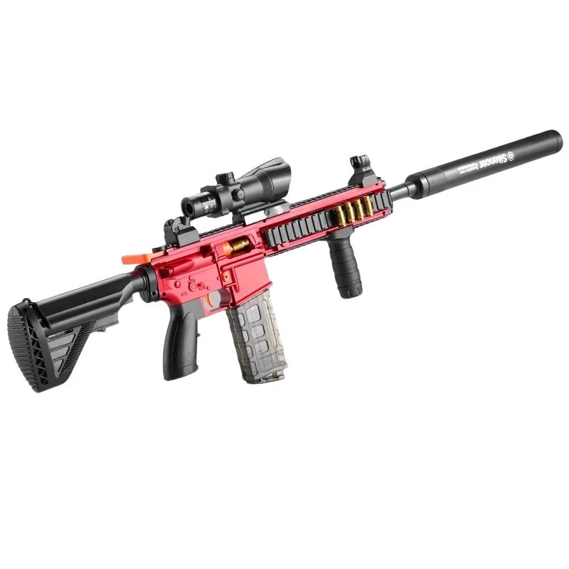 M416 Soft Bullet Toy Gun with Shell Ejection & Return Target Soft Bullet Toy Gun P3
