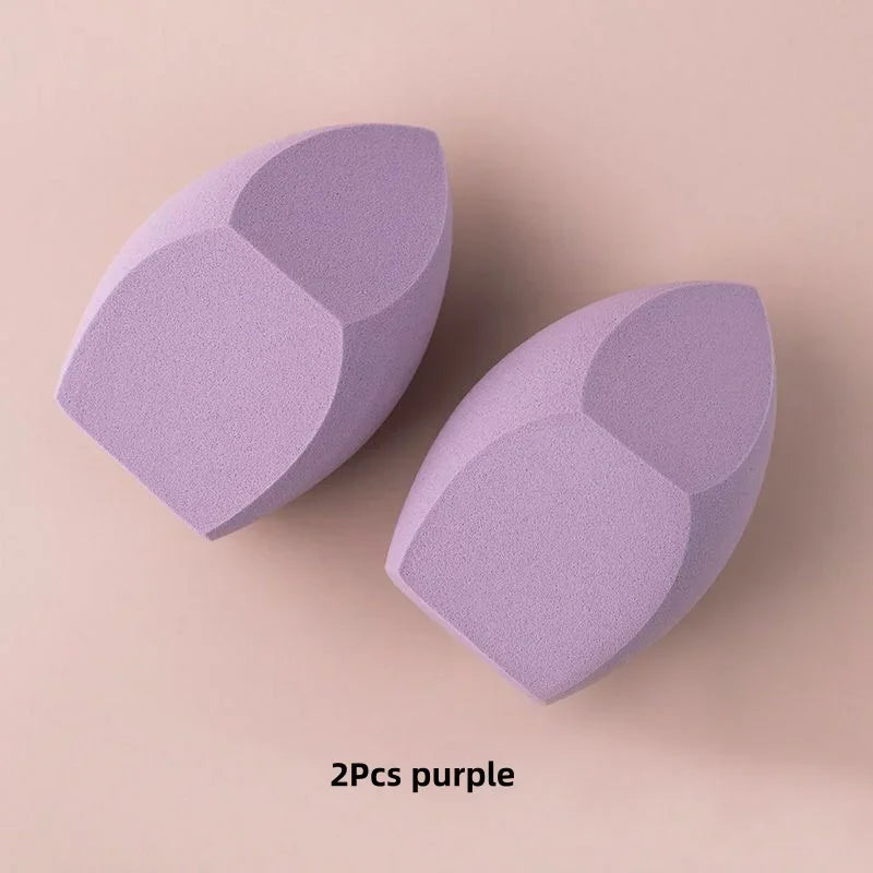 Extra Large Makeup Sponge Blender | Foundation & Powder Puff Makeup Sponge Blender P3 2pcs Purple