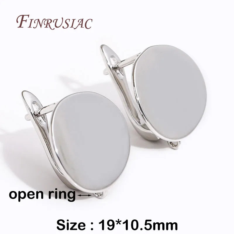 18K Gold Plated Earring Hooks – DIY Jewelry Making Findings Earring Making Findings P3 Rhodium Plated 2 pairs