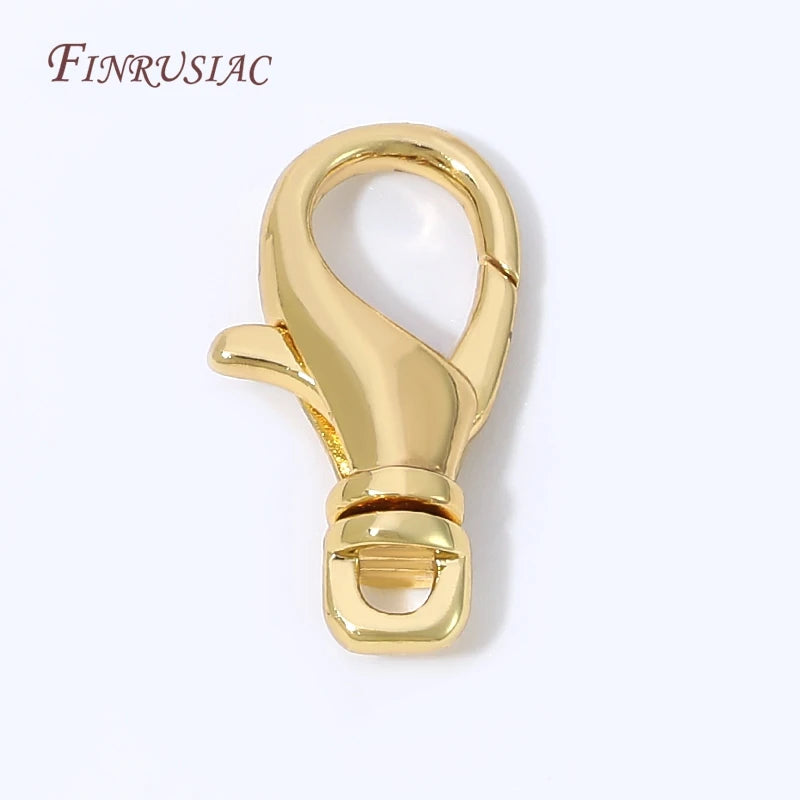 18K Gold Plated Lobster Clasps – Spring Trigger DIY Jewelry Jewelry Making Findings P3