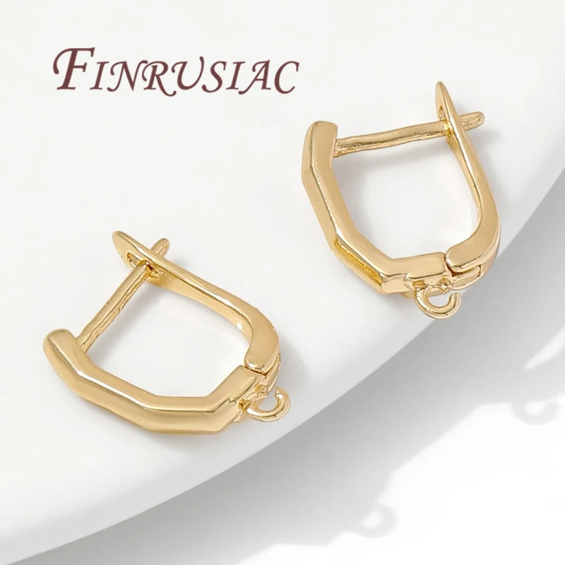 18K Gold Plated Earring Hooks & Clasps | DIY Jewelry Findings Earring Hooks Findings P3