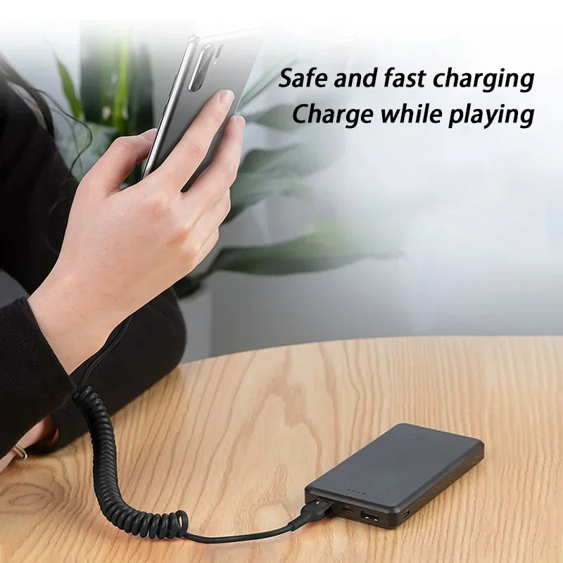 66W Retractable USB-C Fast Charging Cable – 5A | 1M/1.8M/2M Retractable Charging Cable P3