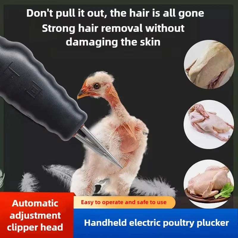 Portable Electric Handheld Chicken Plucker | Poultry Defeatherer Poultry Defeathering Tool P3