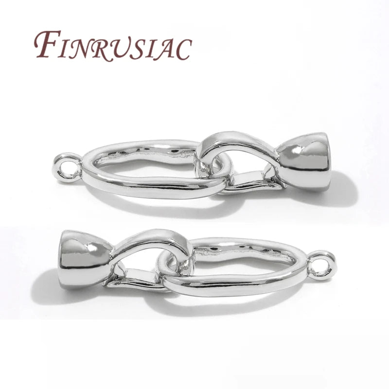 Rhodium Plated Jewelry Clasps – Bracelet & Necklace Connectors Jewelry Clasp Findings P3
