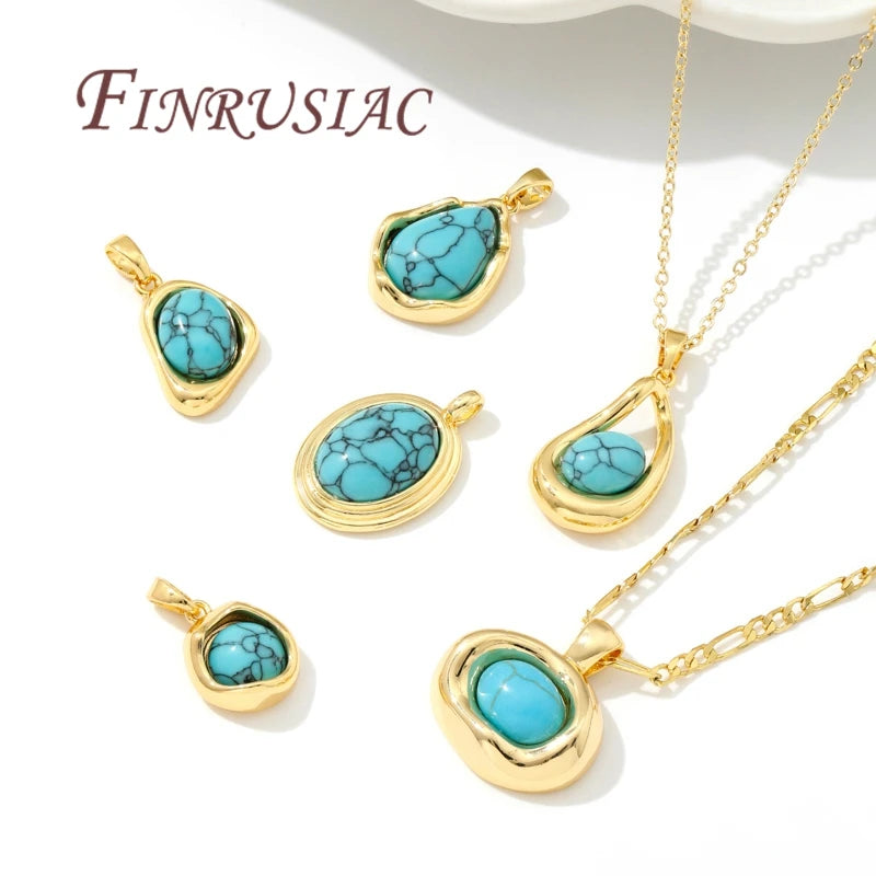 18K Gold Plated Brass Charm Pendants for DIY Jewelry Making Gold Charm Pendant P3
