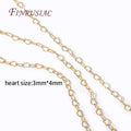 18K Gold Plated Spool Chains – 4 Styles DIY Jewelry Findings DIY Jewelry Chain P3 18K Real Gold Plated 1 Meter