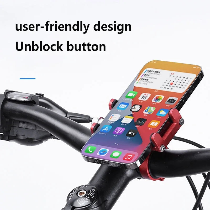Universal Bike Phone Mount – Metal Handlebar Clip MTB & Moto Bike Phone Mount P3