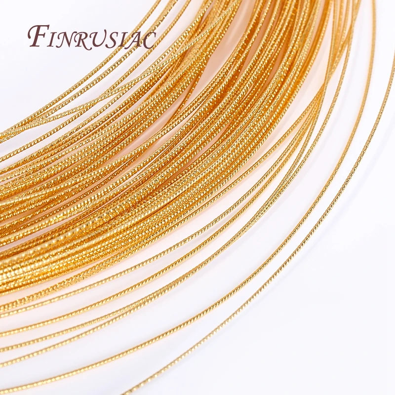 18K Gold Plated Copper Beading Wire – DIY Jewellery Making Jewellery Making Wire P3