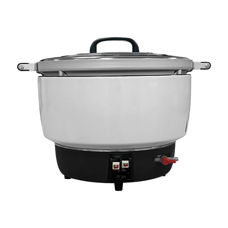 DUTRIEUX 15L Commercial Gas Rice Cooker – Serves 80 | RT-15LA Commercial Rice Cooker P3 Silver GAS