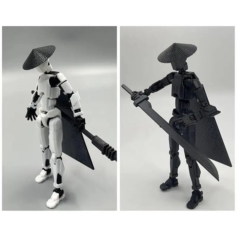 T13 Lucky13 3D Printed Multi-Jointed Robot Action Figure Action Figure P3