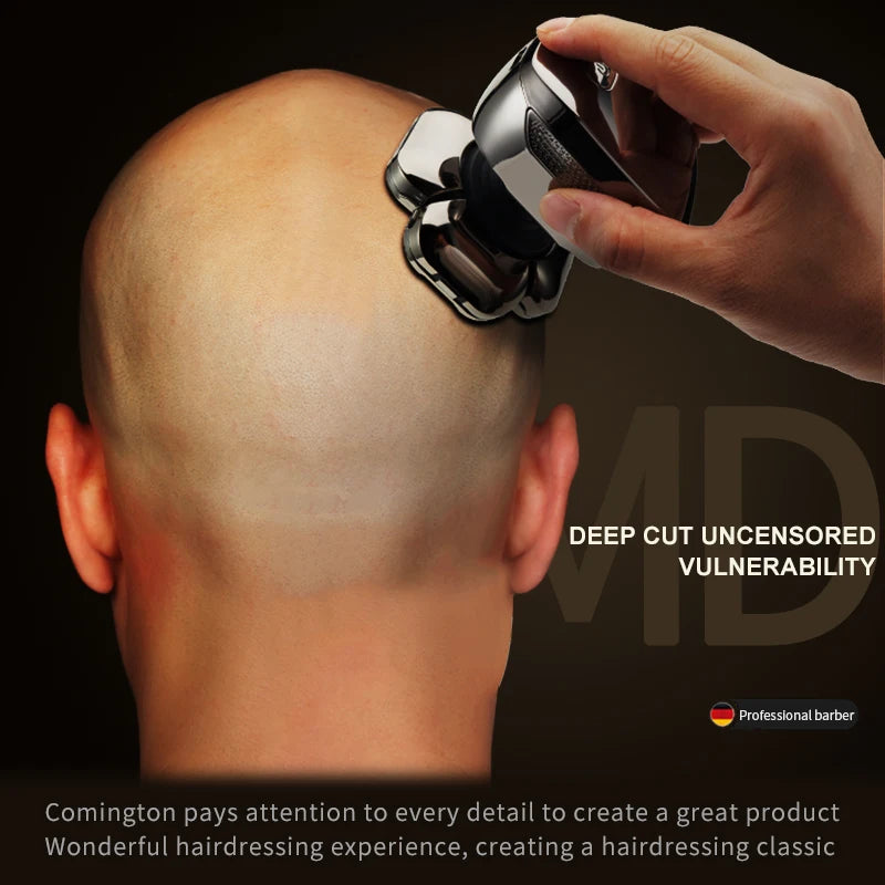 9D Waterproof 5-in-1 All Metal Electric Rotary Head Shaver Men Electric Rotary Shaver P3