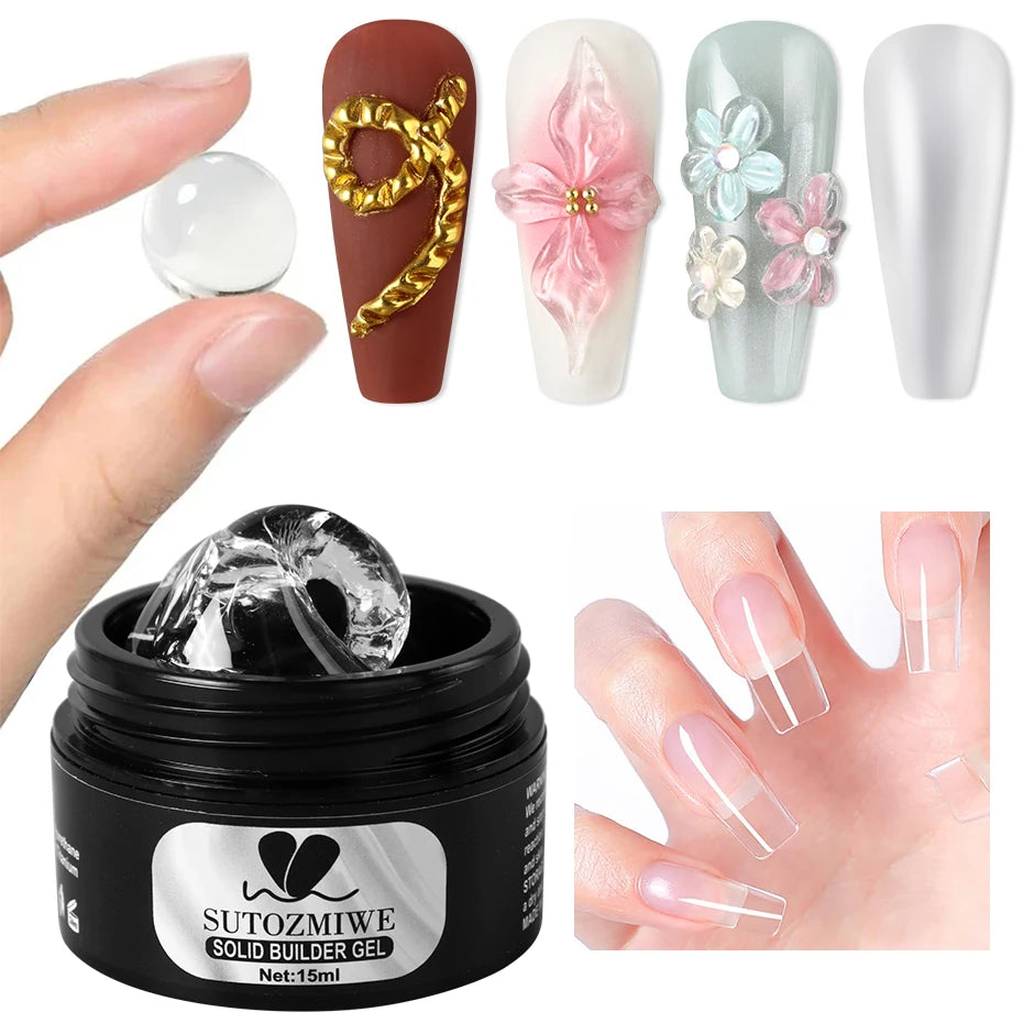 Full Beauty 15ml UV Builder Gel – Nail Extension & Sculpting UV Nail Builder Gel P3