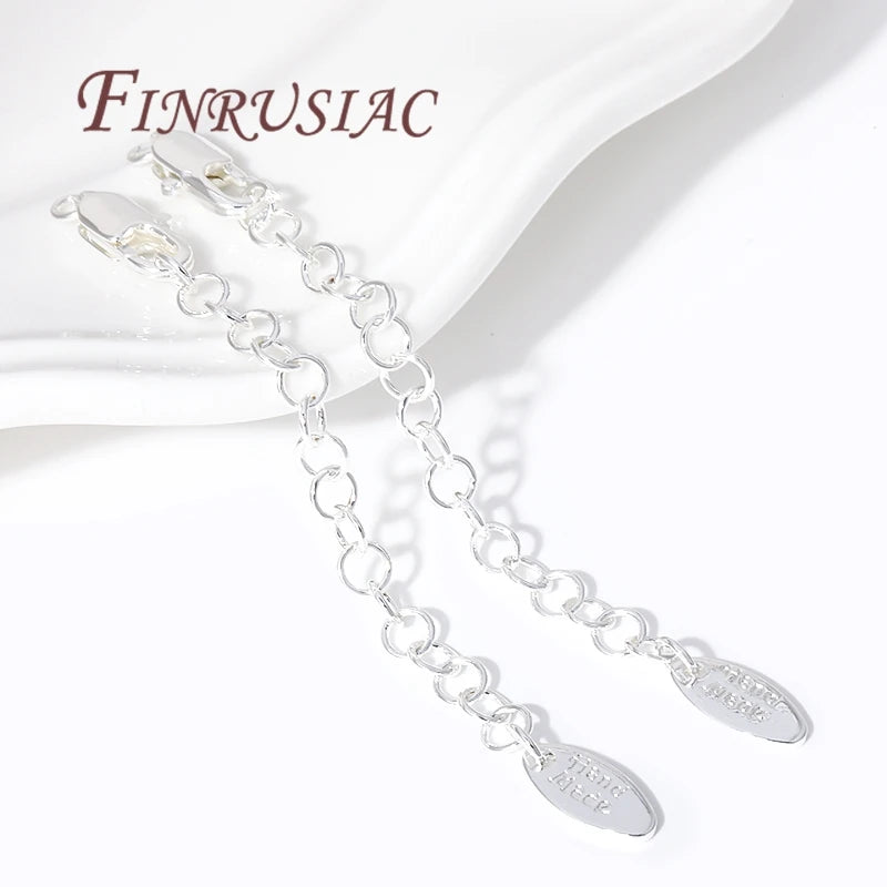18K Gold Plated 7.5cm Extension Chain with Lobster Clasp DIY Jewelry Chain Finding P3