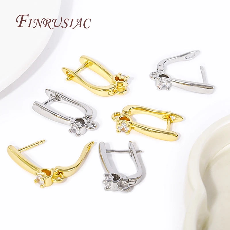 18K Gold Plated Hypoallergenic Earring Hook Findings | DIY Earring Hook Findings P3