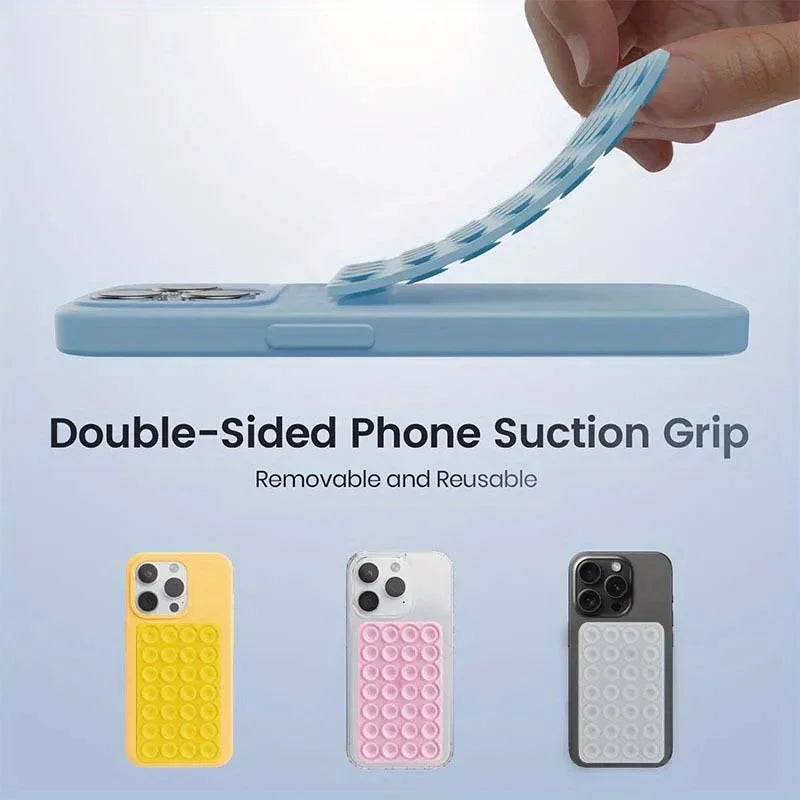 Double-Sided Silicone Suction Cup Phone Holder | Hands-Free Mount Phone Suction Mount P3