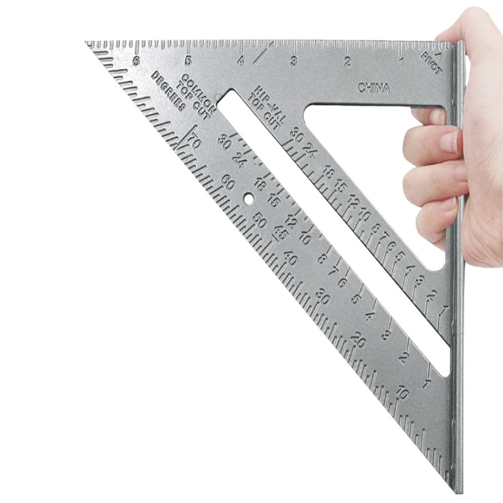 7-Inch Aluminium Set Square – 90° Carpenter's Measuring Tool Carpenter's Set Square P3