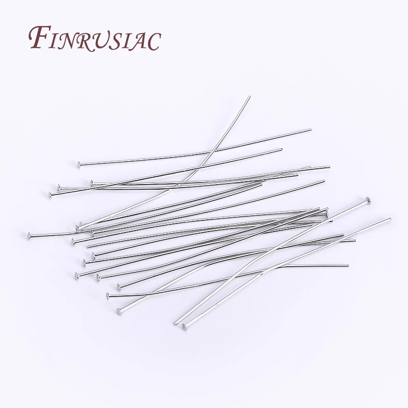 Arc-Shaped Flat Head Pins – Gold/Silver Plated Jewelry Findings Jewelry Pin Findings P3