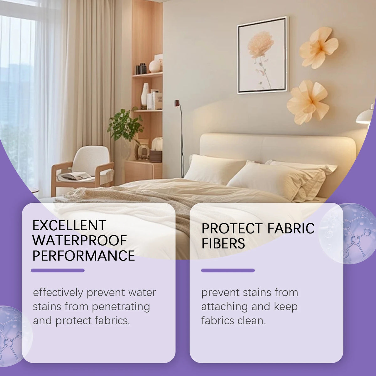 JAKEHOE Fabric Waterproof Spray – Sofa & Furniture Protector Fabric Protector Spray P3