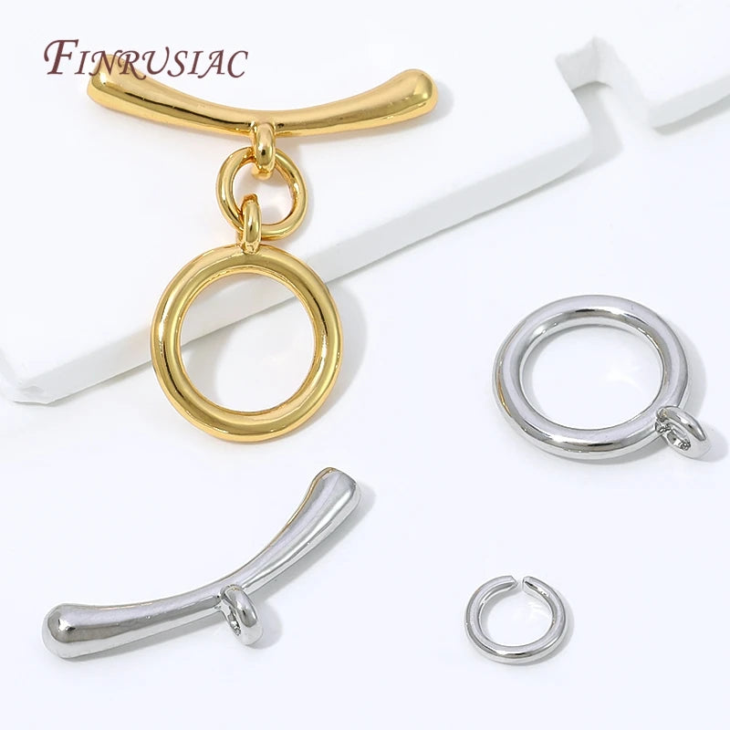 18K Gold Plated OT Toggle Clasp – DIY Jewelry Findings Jewelry Clasp Findings P3
