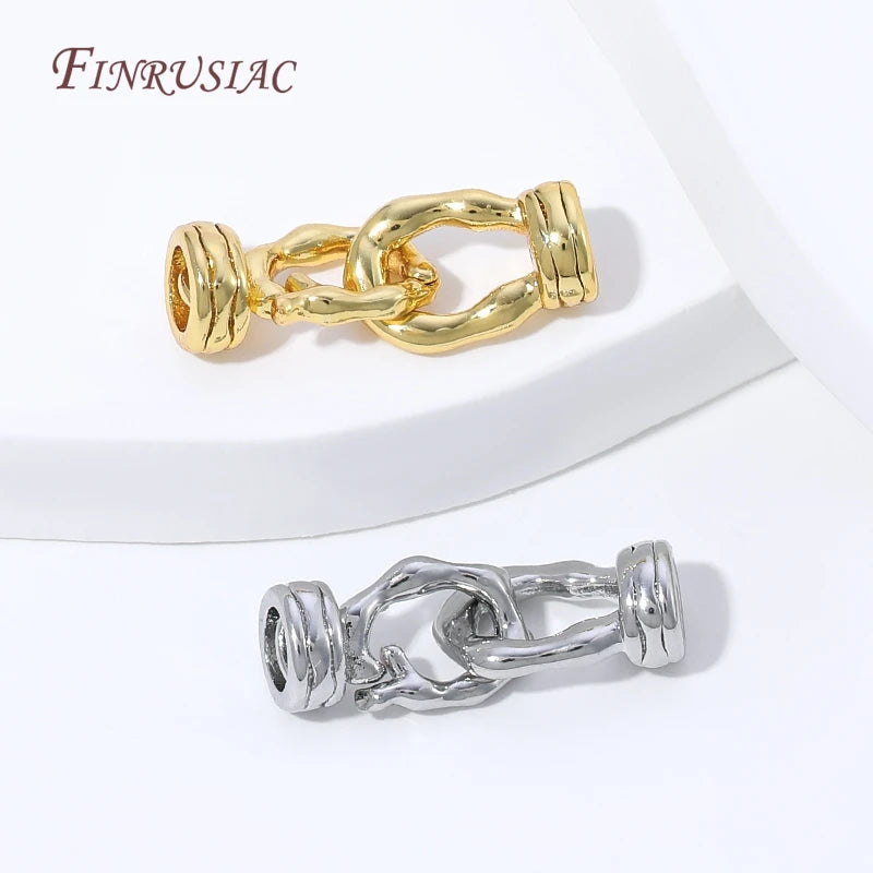 18K Gold Plated Pearl Clasp Connectors – DIY Jewelry Findings Jewelry Clasp Findings P3
