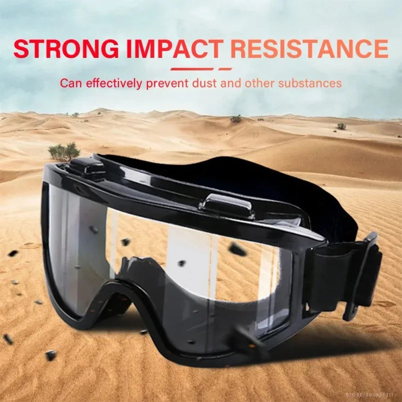 Adjustable Clear Safety Goggles – Splash, Dust & Sand Proof Safety Goggles P3
