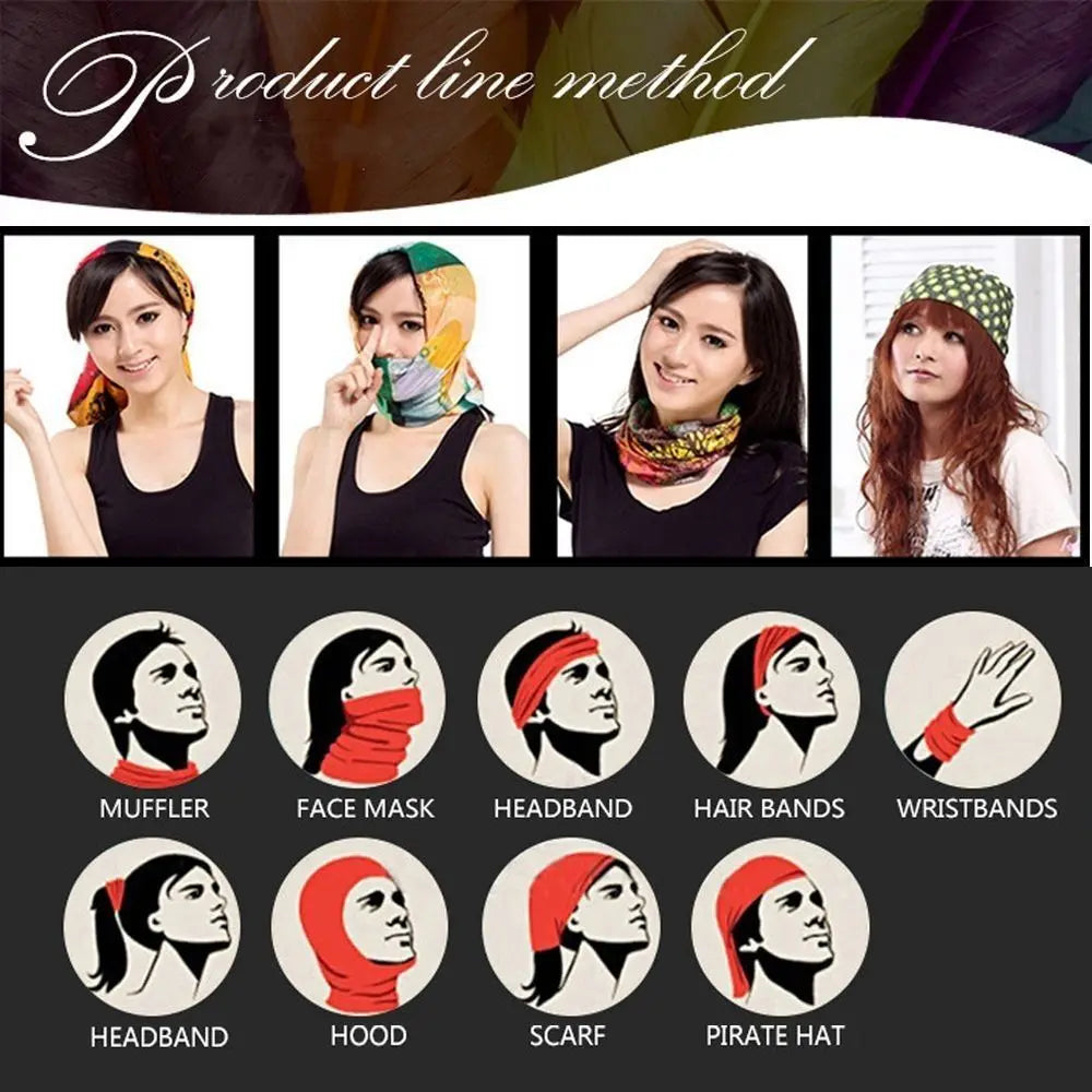 Multifunctional Outdoor Headband Scarf – Unisex Bandana Mask Sport Headband Scarf P3