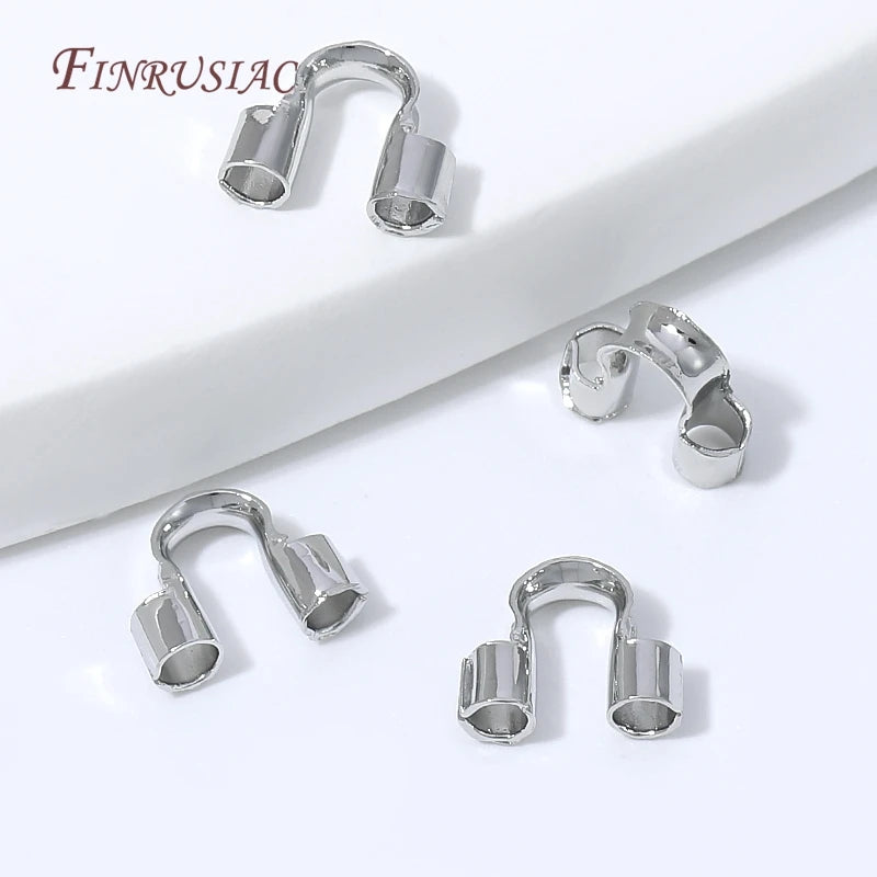 18K Gold Plated Wire Guard U-Loop DIY Jewelry Findings Jewelry Making Findings P3