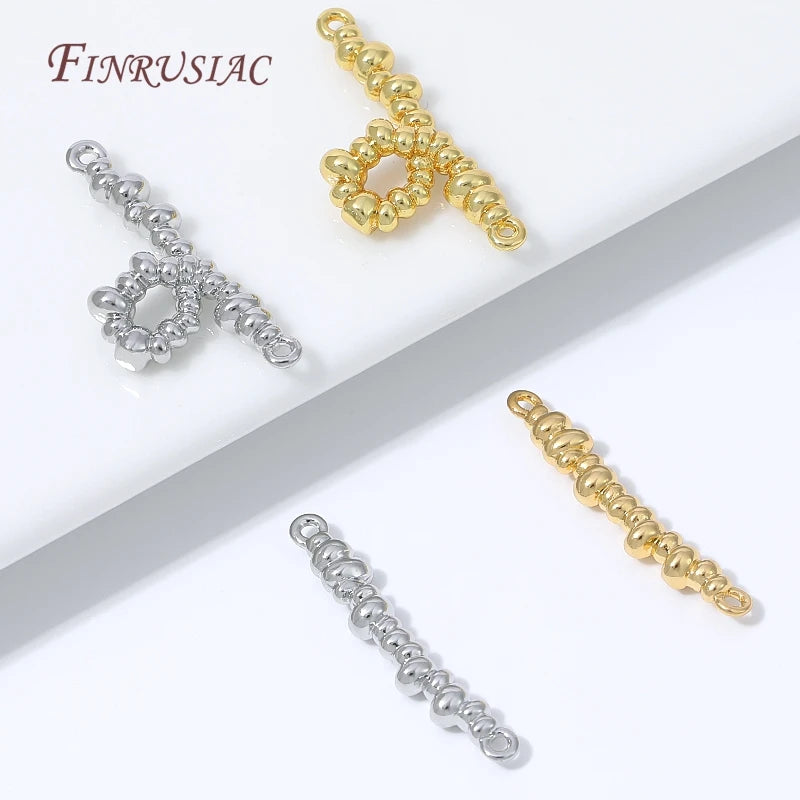 18K Gold Plated Bar Connector – DIY Jewelry Link Findings Jewelry Connector Findings P3