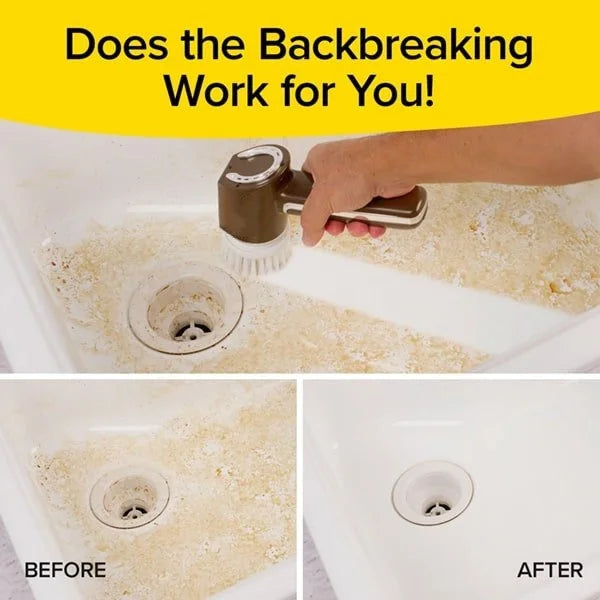 Multifunctional Electric Cleaning Brush – Kitchen & Bathroom Electric Cleaning Brush P3