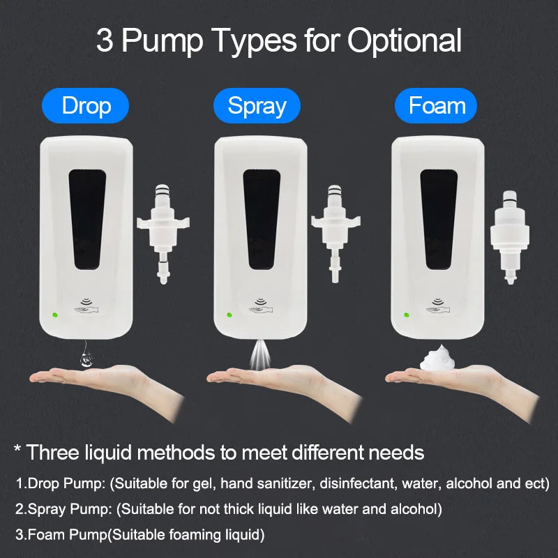 Touchless Automatic Soap Dispenser 1000ml Wall Mount Sensor Soap Dispenser P3