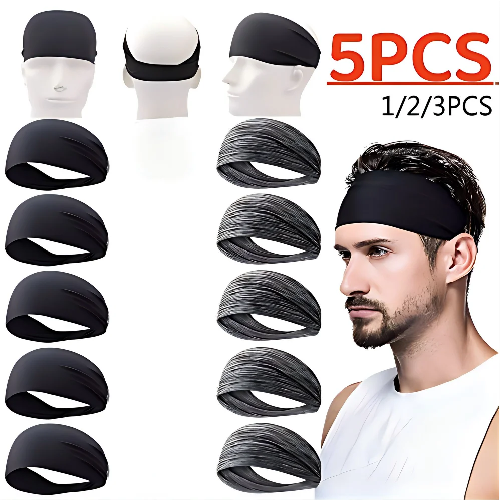 Elastic Sports Headband – Quick Dry Anti-Slip Sweatband Yoga Sports Headband P3