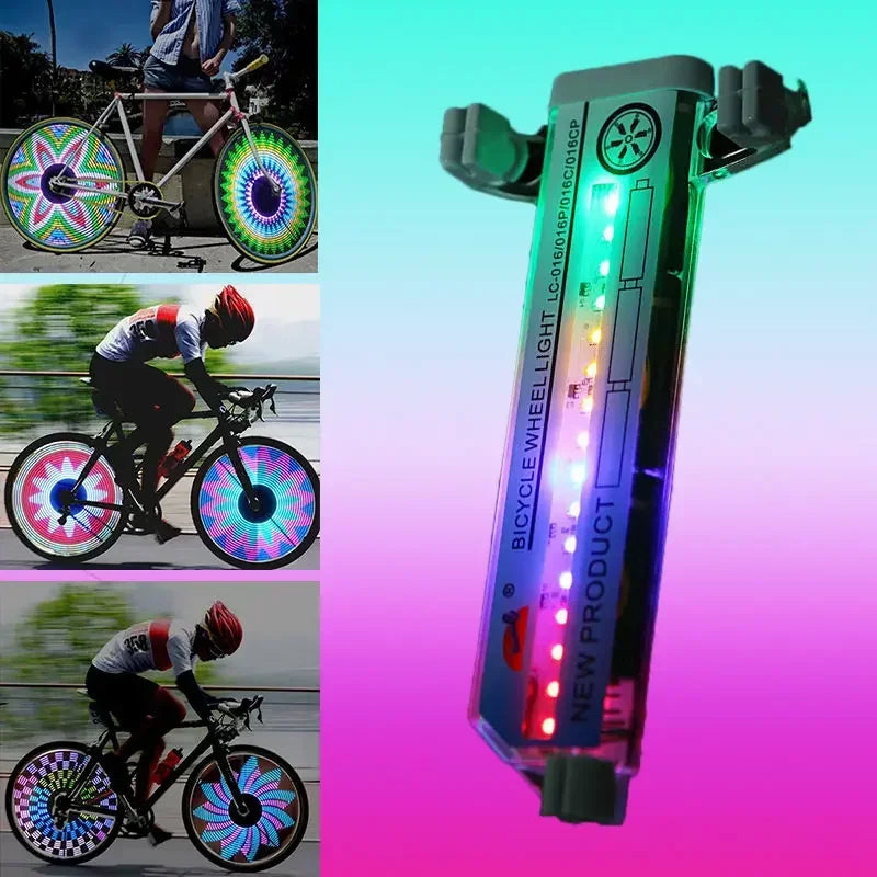 32 LED Bike Spoke Lights – 30 Patterns for 24" Wheels | IPX6 Bike Spoke Lights P3