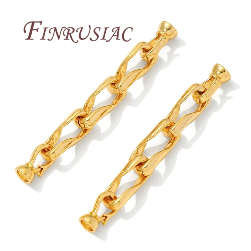 18K Gold Plated Jewelry Connectors & Clasps – DIY Making Jewelry Findings P3