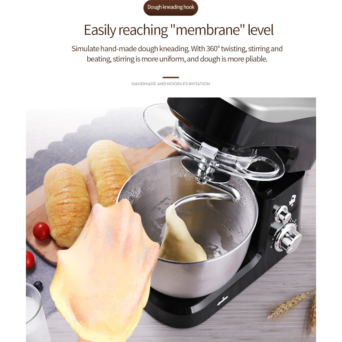 1500W Multifunction Stand Mixer – Dough Kneading Machine Stand Mixer P3