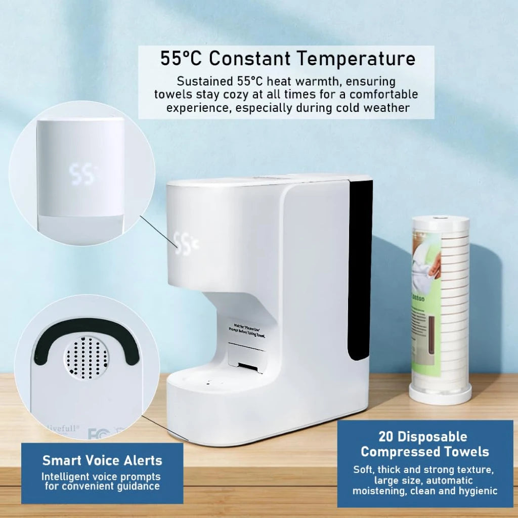 Commercial Portable Heated Towel Dispenser Machine | Auto Expand Towel Dispenser Machine P3
