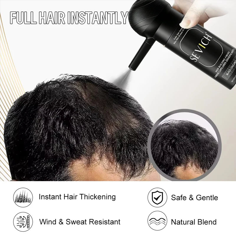 SEVICH Hair Building Fiber Set – 25g Powder + 120ml Spray Hair Building Fiber Set P3