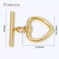 18K Gold Plated Leaf Toggle OT Clasp – DIY Jewelry Connector