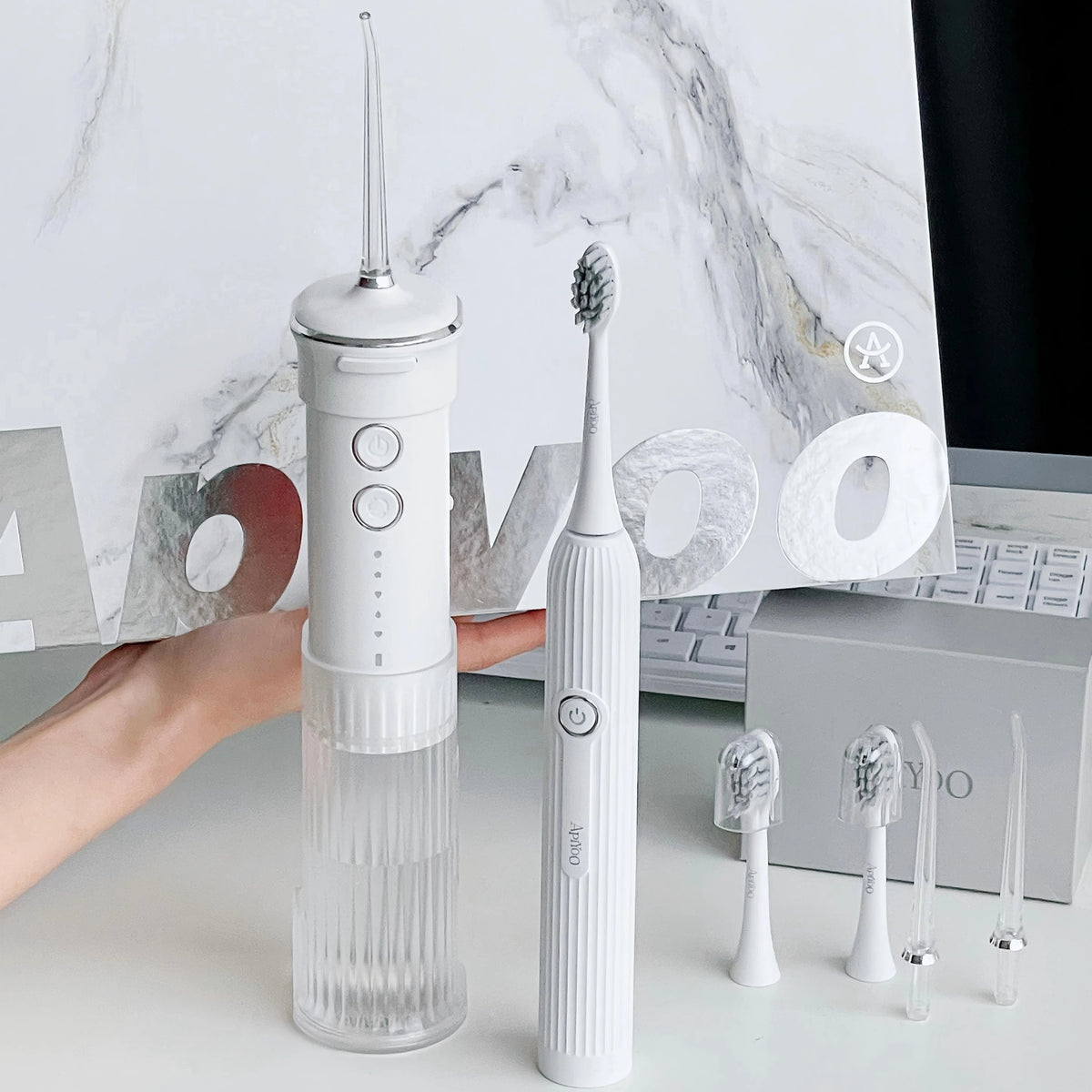 DUTRIEUX X11 Electric Toothbrush & Water Flosser Set | Type-C Oral Care Set P3 Default Title
