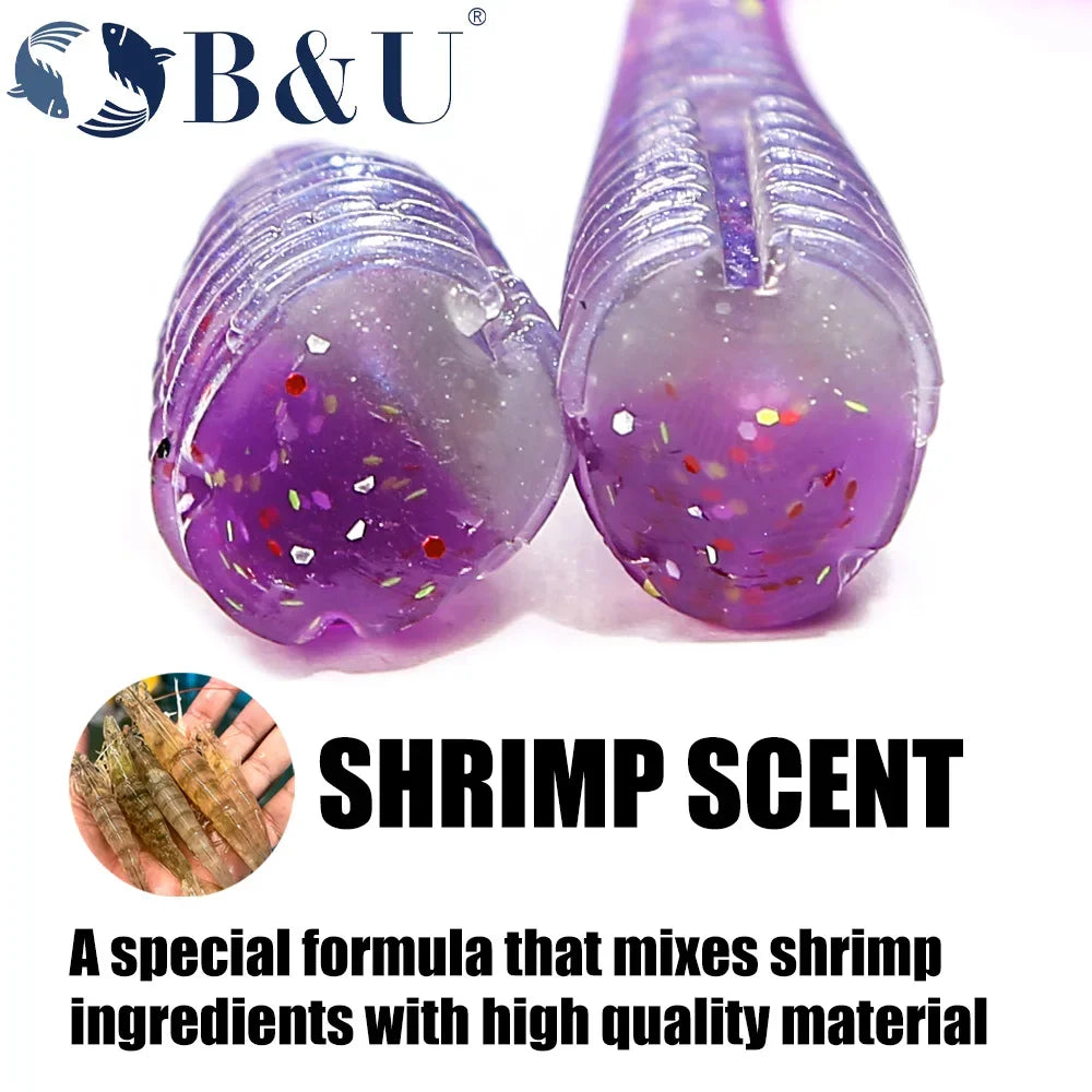 B&U Soft Swimbait Paddle Tail Lure – Pike Zander Bass Soft Fishing Lure P3